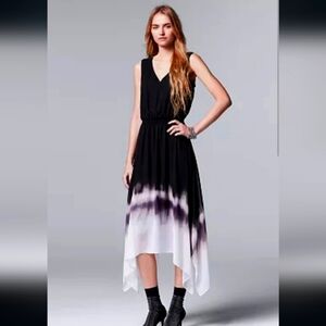 Simply Vera by Vera Wang Sharkbite Ombre Maxi Dress Plus Size 3X